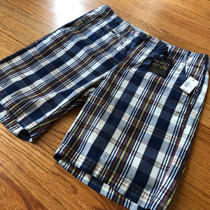 Cremieux Plaid Blue and Red Men's Shorts -32 NWT